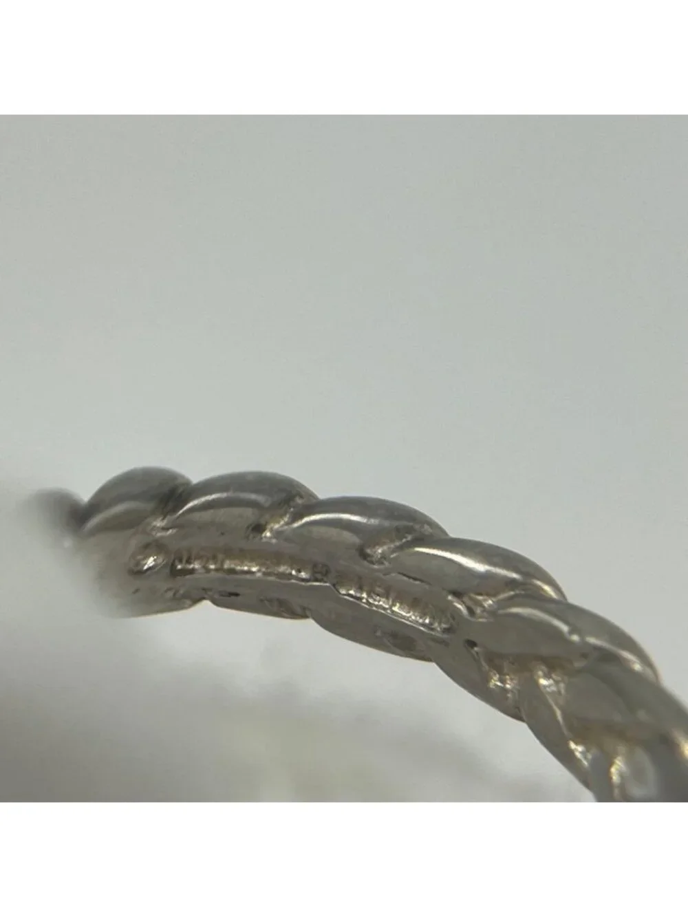 Tiffany & Co Braided Ring 925 Sterling Silver Vintage